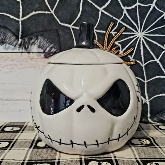 DISNEY Nightmare Before Christmas Jack Skellington Figural Canister and Mug Set - Picture 5 of 11
